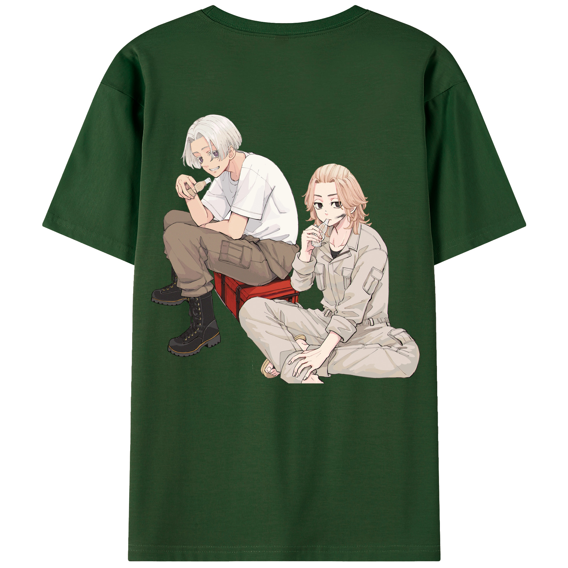 （画像用） 東京リベンジャーズ Tokyo Revengers 綿100％半袖Tシャツ（背面プリント）